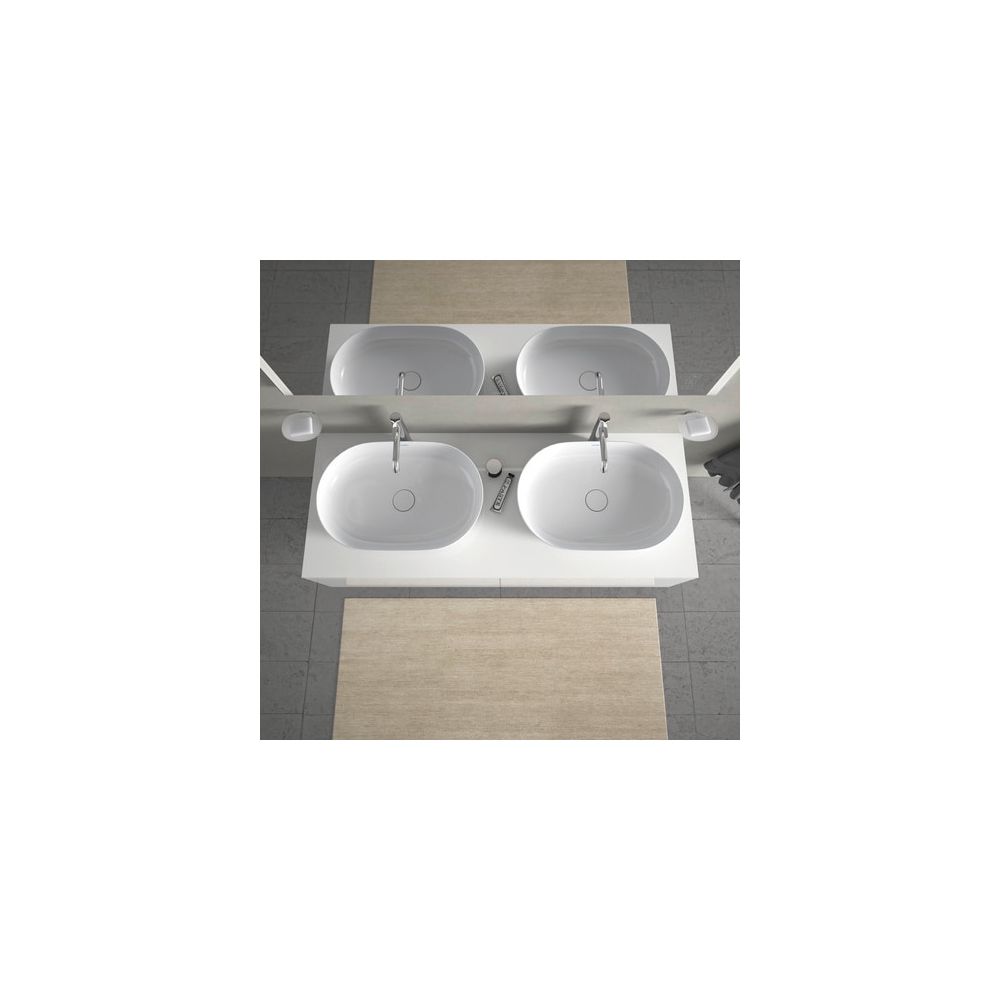 Duravit Luv Aufsatzbecken 600mm, Weiß Hochglanz, WonderGliss, DuraCeram, Oval, oh... DURAVIT-03796000001 4053424177151 (Abb. 12)