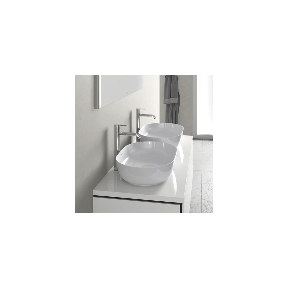 Duravit Luv Aufsatzbecken 600mm, Weiß Hochglanz, WonderGliss, DuraCeram, Oval, oh... DURAVIT-03796000001 4053424177151 (Abb. 14)