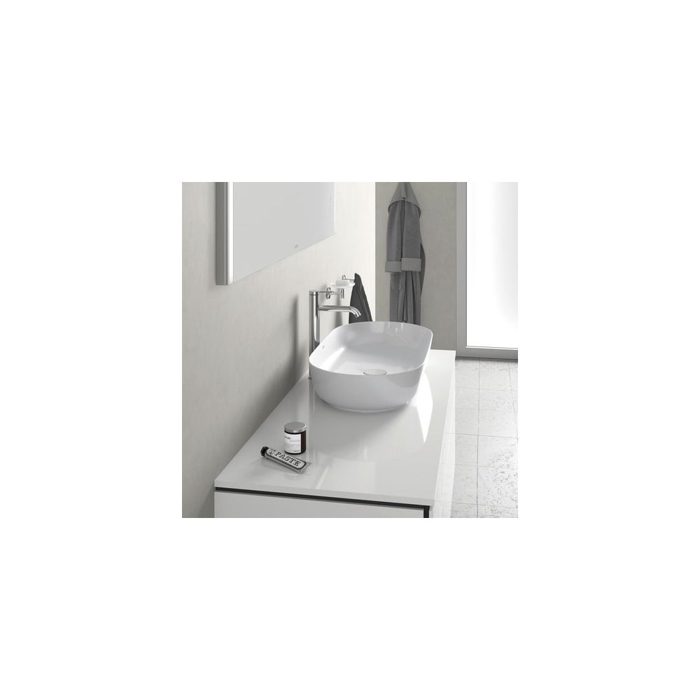 Duravit Luv Aufsatzbecken 800mm, Weiß Hochglanz, DuraCeram, Oval, ohne Überlauf und... DURAVIT-0379800000 4053424460512 (Abb. 7)