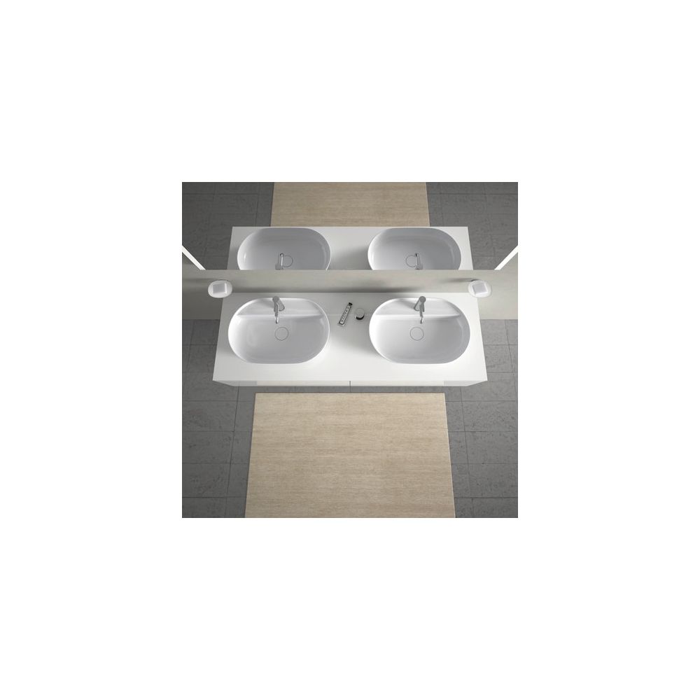 Duravit Luv Aufsatzbecken 600mm, Weiß Hochglanz, WonderGliss, DuraCeram, Oval, mi... DURAVIT-03806000001 4053424177175 (Abb. 23)