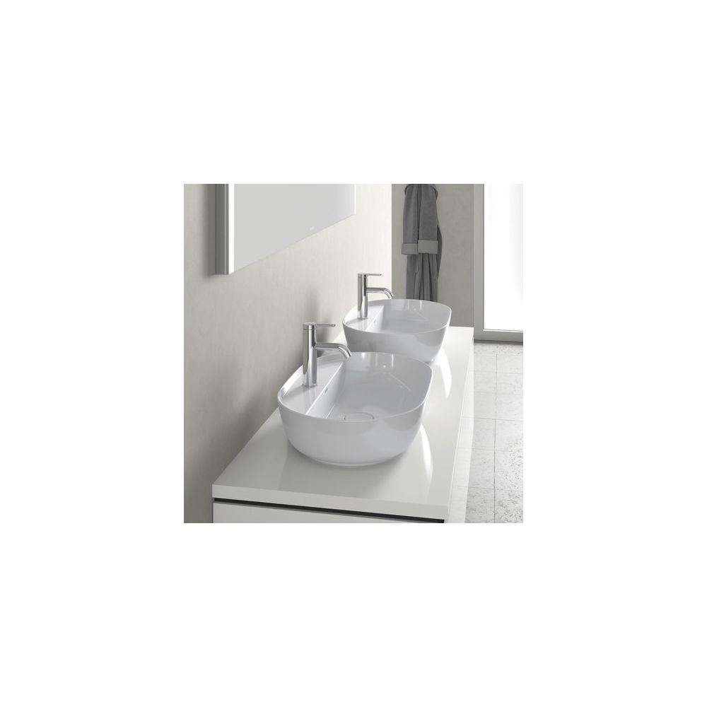 Duravit Luv Aufsatzbecken 600mm, Weiß Hochglanz, WonderGliss, DuraCeram, Oval, mi... DURAVIT-03806000001 4053424177175 (Abb. 25)