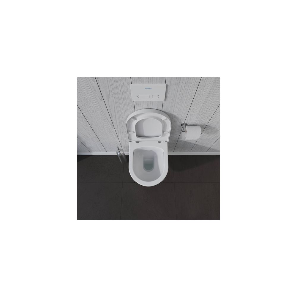 Duravit ME by Starck WC-Set wandhäng., Wand-WC, WC-Sitz Weiß HG, Spülrand rimless, ... DURAVIT-45300900A1 4053424326658 (Abb. 7)