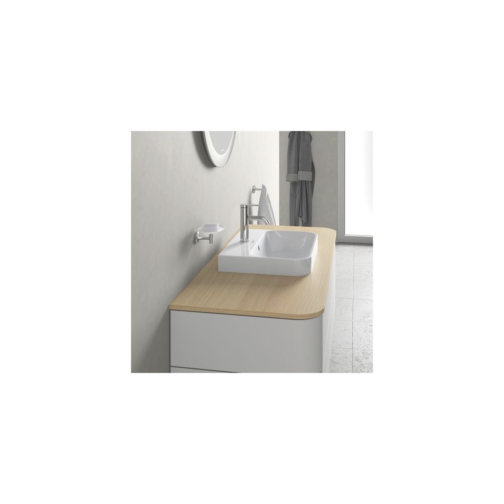 Duravit Happy D.2 Plus Aufsatzbecken 500mm, Weiß Hochglanz, WonderGliss, rechtecki... DURAVIT-23605000001 4053424896830 (Abb. 6)