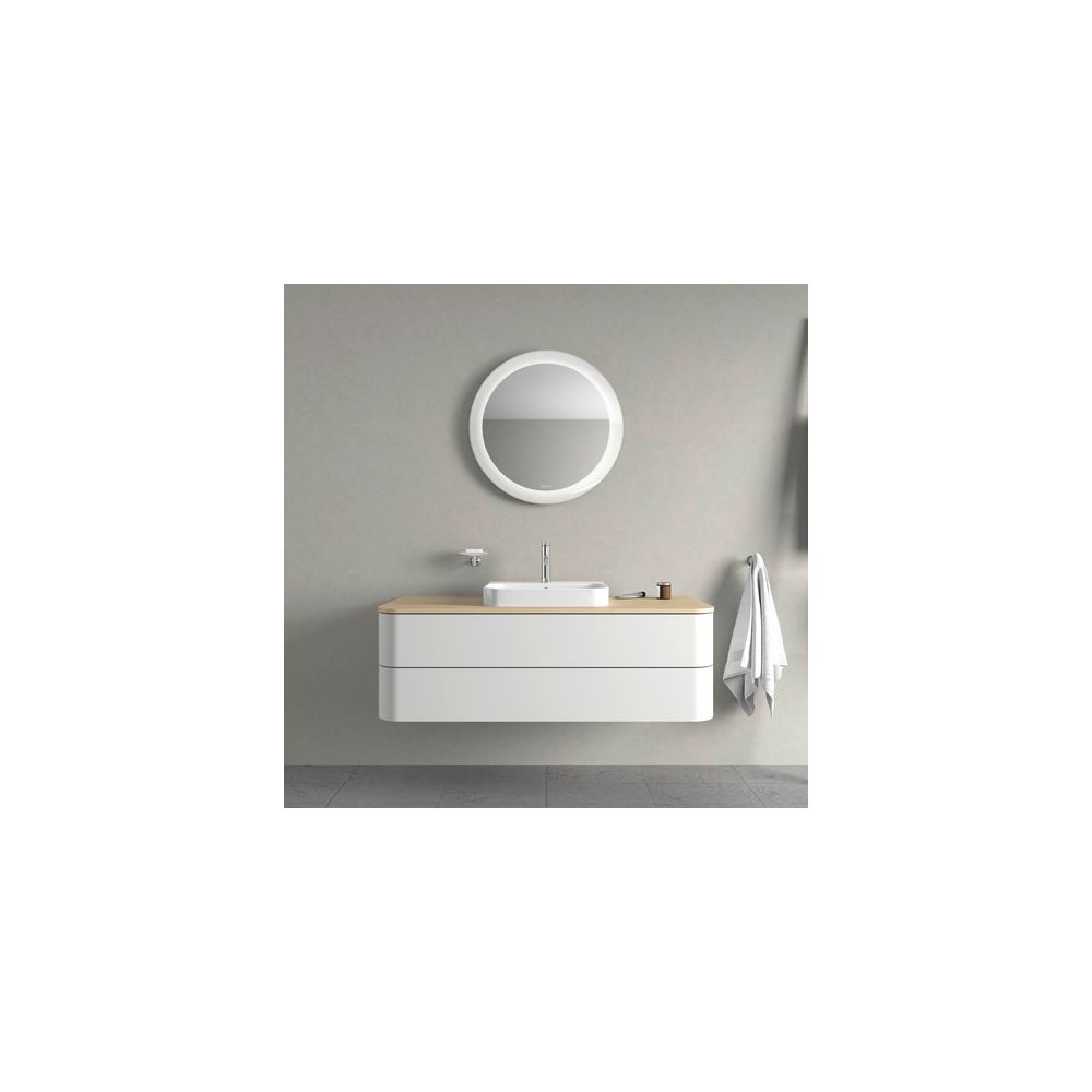 Duravit Happy D.2 Plus Aufsatzbecken 500mm, Weiß Hochglanz, WonderGliss, rechtecki... DURAVIT-23605000001 4053424896830 (Abb. 7)