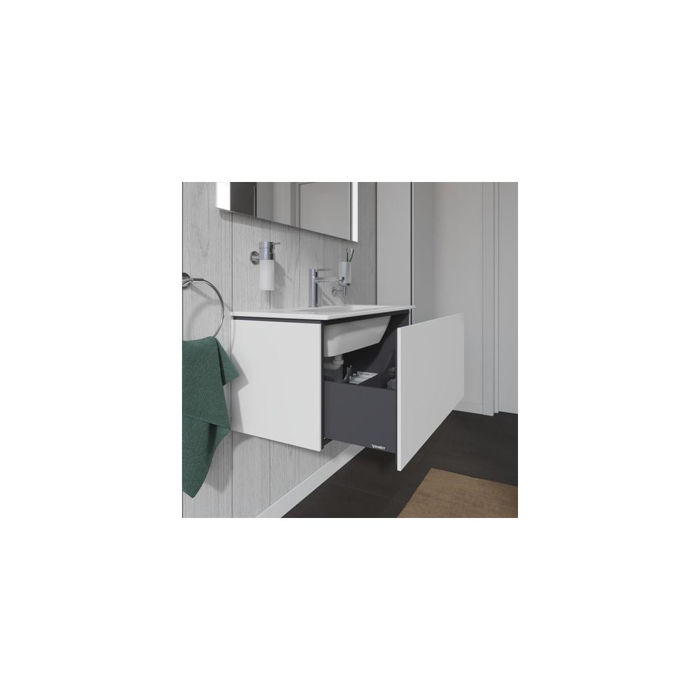 Duravit L-Cube Waschtischunterbau wandh. 391x820x400mm, Compact Mattweiß, Grifflos... DURAVIT-LC615701818 4053424451107 (Abb. 4)