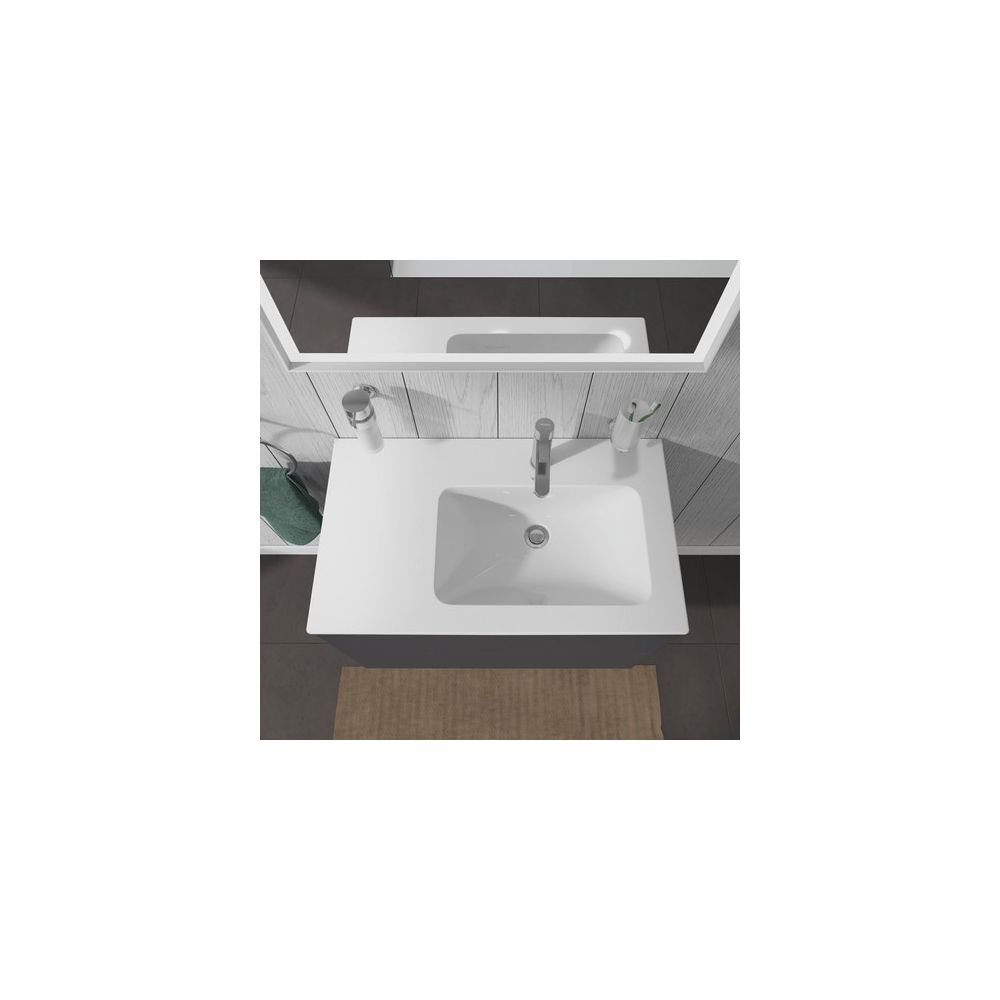 Duravit ME by Starck Waschtisch 490x830x180mm, Weiß Hochglanz, Rechteckig, 1 Waschp... DURAVIT-2346830000 4053424505084 (Abb. 5)