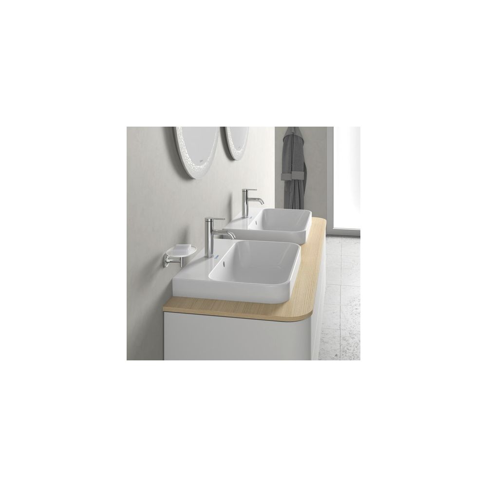 Duravit Happy D.2 Plus Aufsatzbecken 600mm, Weiß Hochglanz, WonderGliss, rechtecki... DURAVIT-23606000001 4053424896939 (Abb. 4)