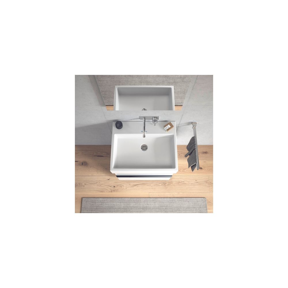Duravit Vero Air Waschtisch 470x600x165mm wandhängend, Weiß Hochglanz, Rechteckig, ... DURAVIT-2350600060 4053424091952 (Abb. 6)