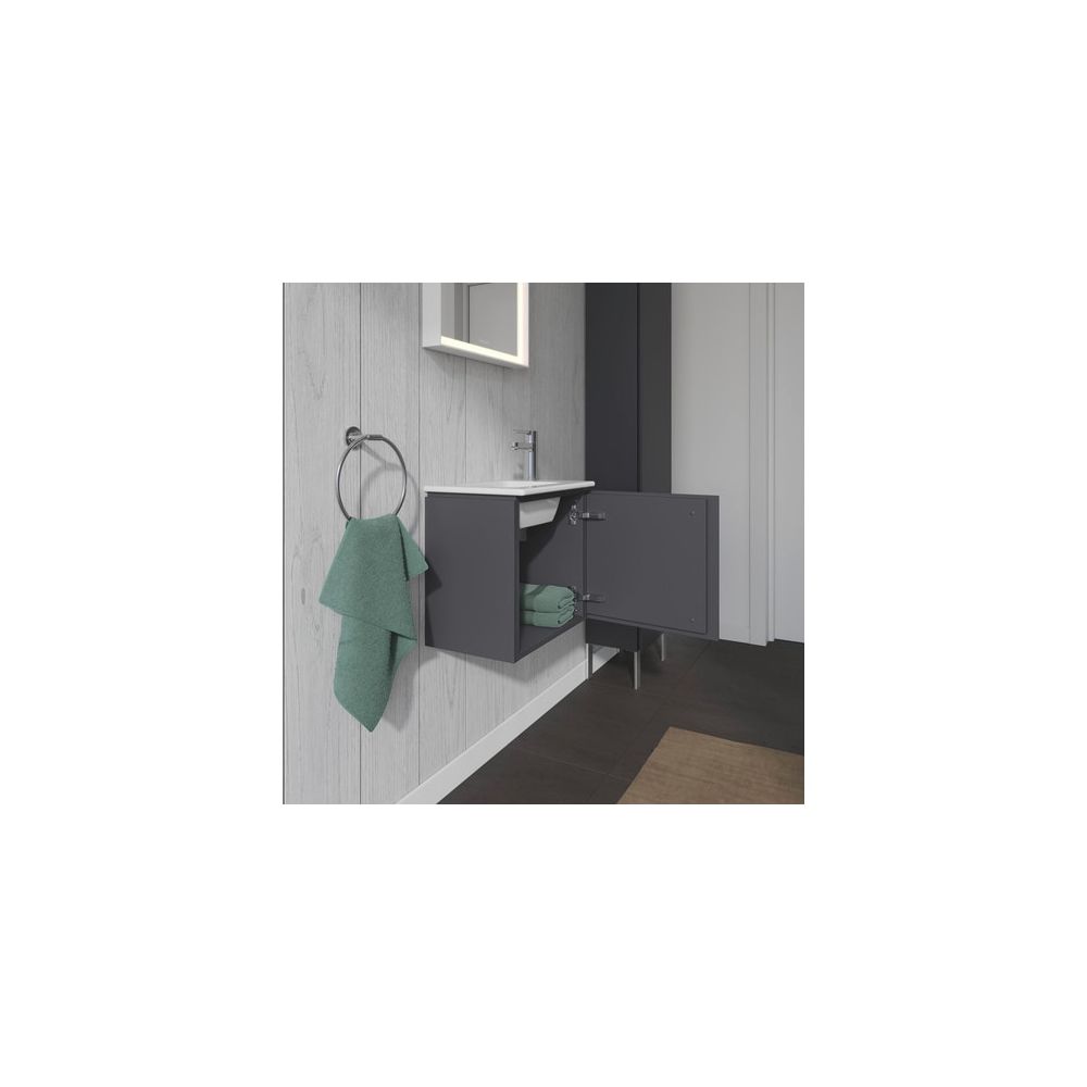 Duravit L-Cube Waschtischunterbau wandh. 294x420x400mm, L, Graphit Matt, Grifflos,... DURAVIT-LC6272L4949 4053424108803 (Abb. 2)