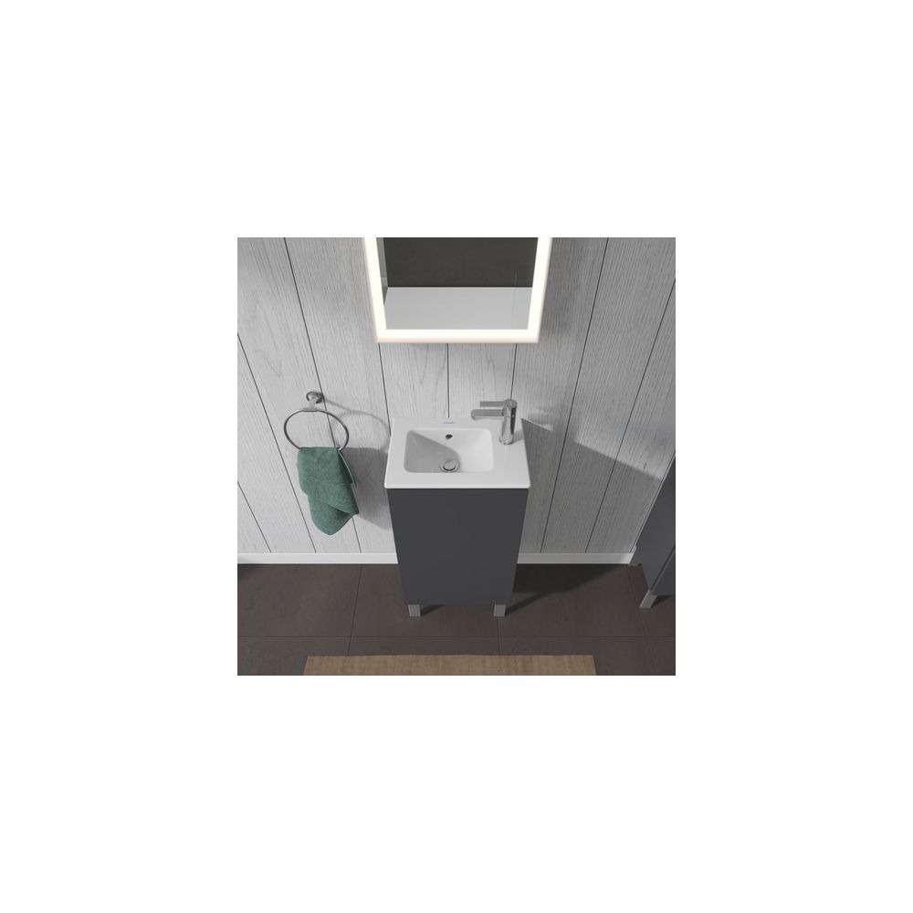 Duravit L-Cube Waschtischunterbau bodenstehend 294x420x704mm, R Graphit Matt/ Grif... DURAVIT-LC6273R4949 4053424130279 (Abb. 2)