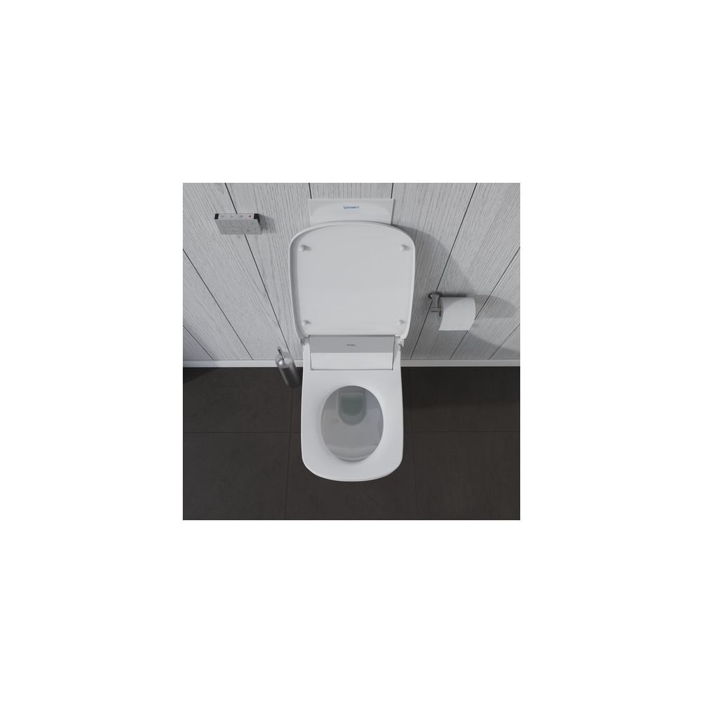 Duravit DuraStyle Wand-WC für Dusch-WC-Sitz 620x376x355mm Weiß Hochglanz, 4,5l, Wo... DURAVIT-25375900001 4021534854460 (Abb. 5)