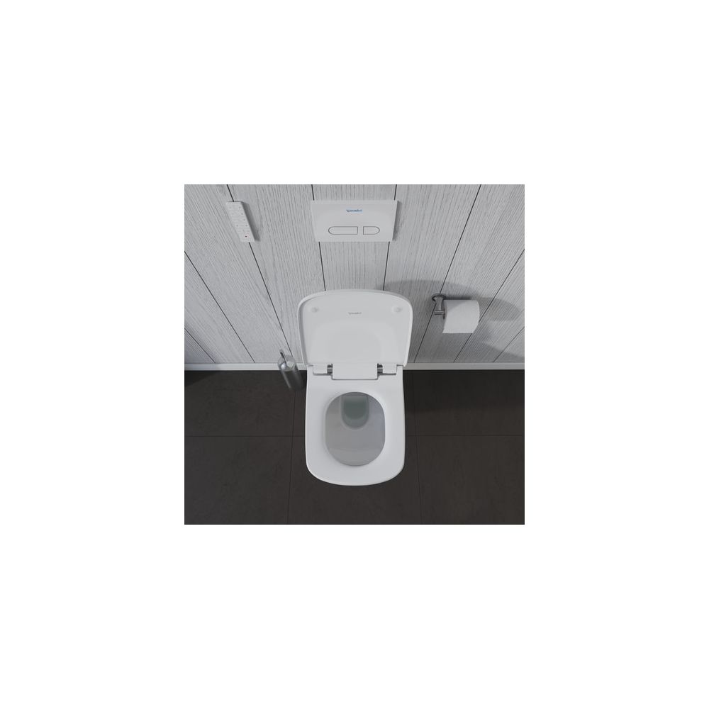 Duravit DuraStyle Wand-WC für Dusch-WC-Sitz 620x376x355mm, Weiß Hochglanz, 4,5l, Ti... DURAVIT-2537590000 4021534854453 (Abb. 8)