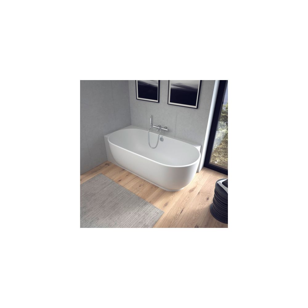 Duravit Luv Badewanne 610x950x1850mm, 252l, Mattweiß, Oval, Ecke L, 2 Rückensc... DURAVIT-700431000000000 4053424179964 (Abb. 2)