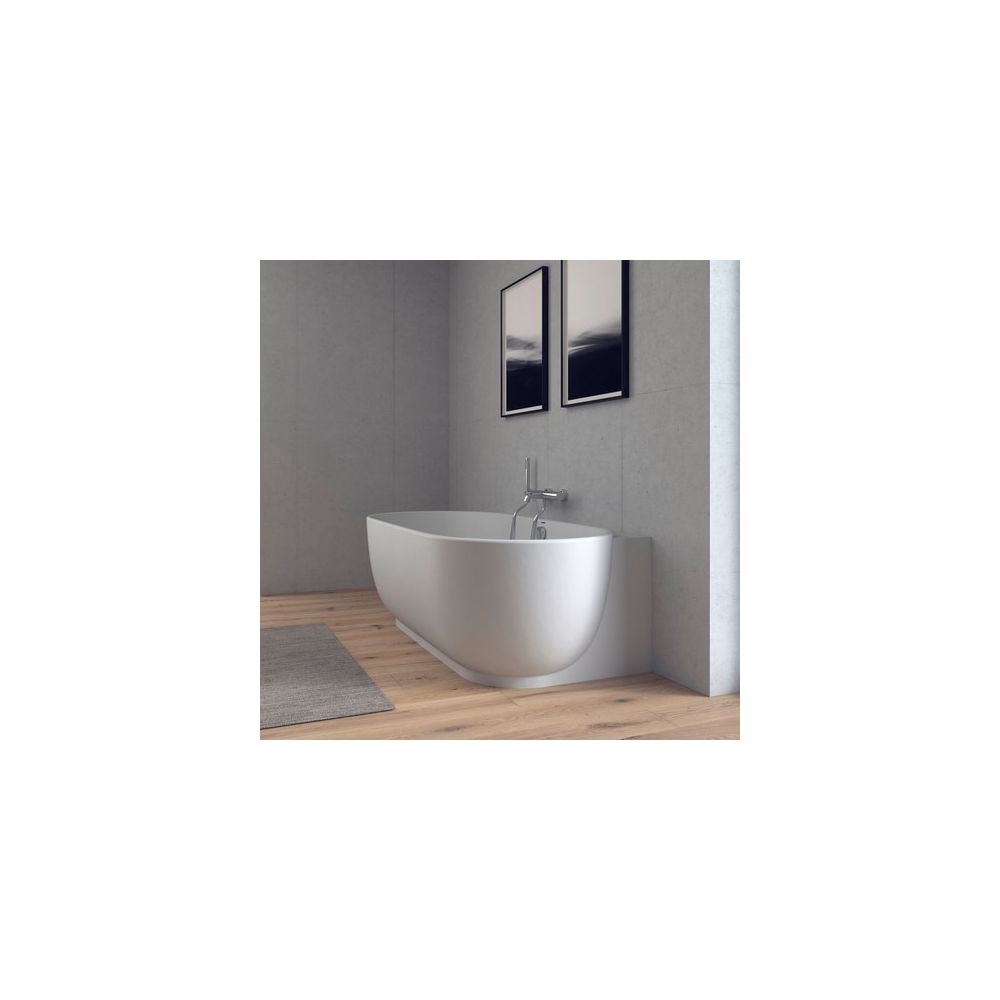 Duravit Luv Badewanne 610x950x1800mm, 252l, Mattweiß, Oval, Vorwand, 2 Rückens... DURAVIT-700433000000000 4053424180175 (Abb. 3)