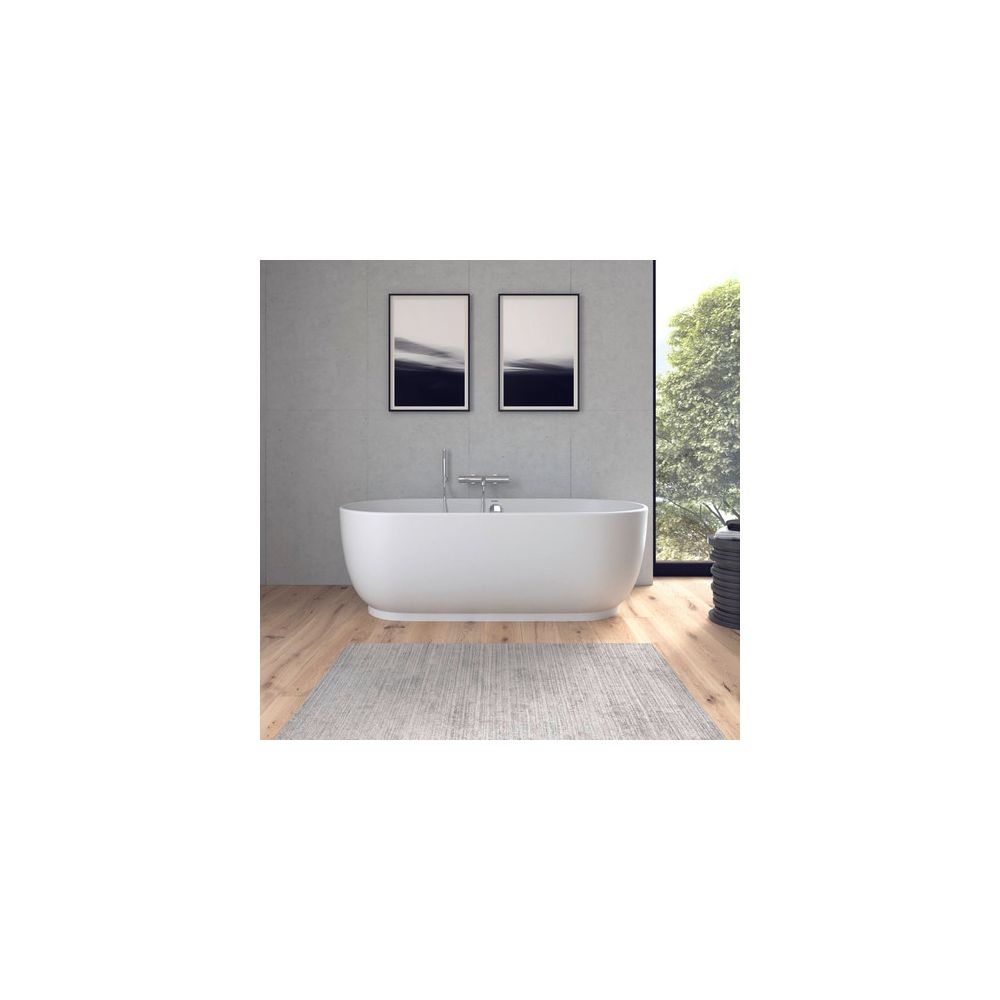Duravit Luv Badewanne 610x950x1800mm, 252l, Mattweiß, Oval, Vorwand, 2 Rückens... DURAVIT-700433000000000 4053424180175 (Abb. 4)
