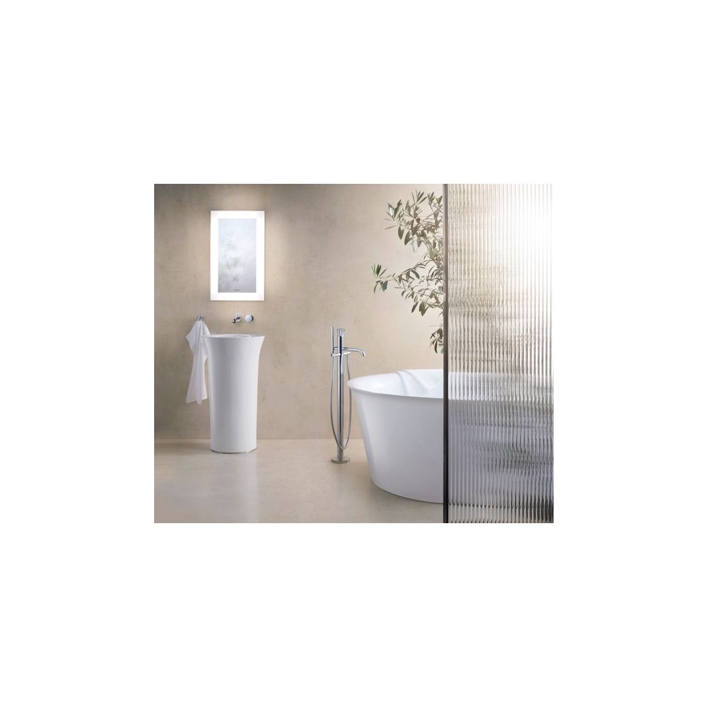 Duravit White Tulip Freistehender Waschtisch 500x500x900mm, bodenstehend, Ablauf un... DURAVIT-2703500070 4063382015426 (Abb. 8)