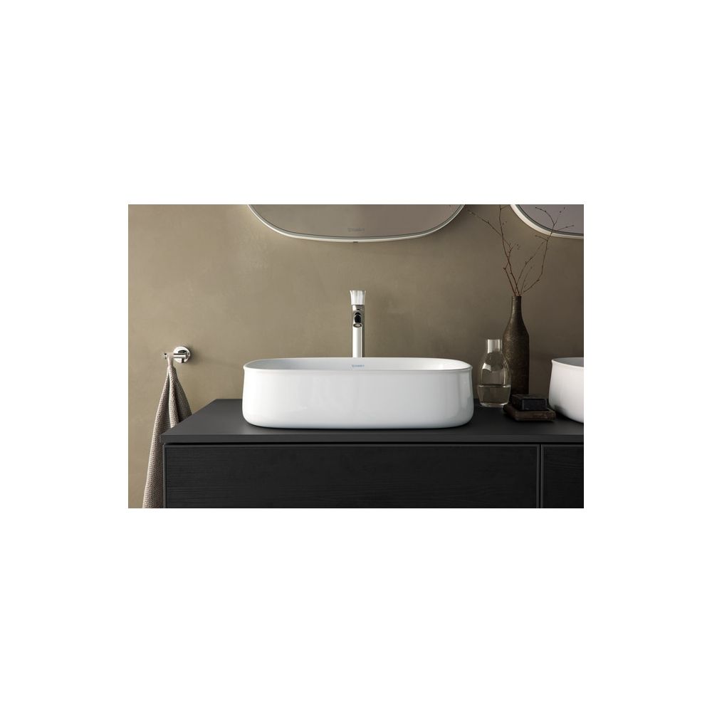 Duravit Zencha Aufsatzbecken 550mm, Weiß Hochglanz, WonderGliss, DuraCeram, Rechte... DURAVIT-23735500791 4063382132352 (Abb. 8)
