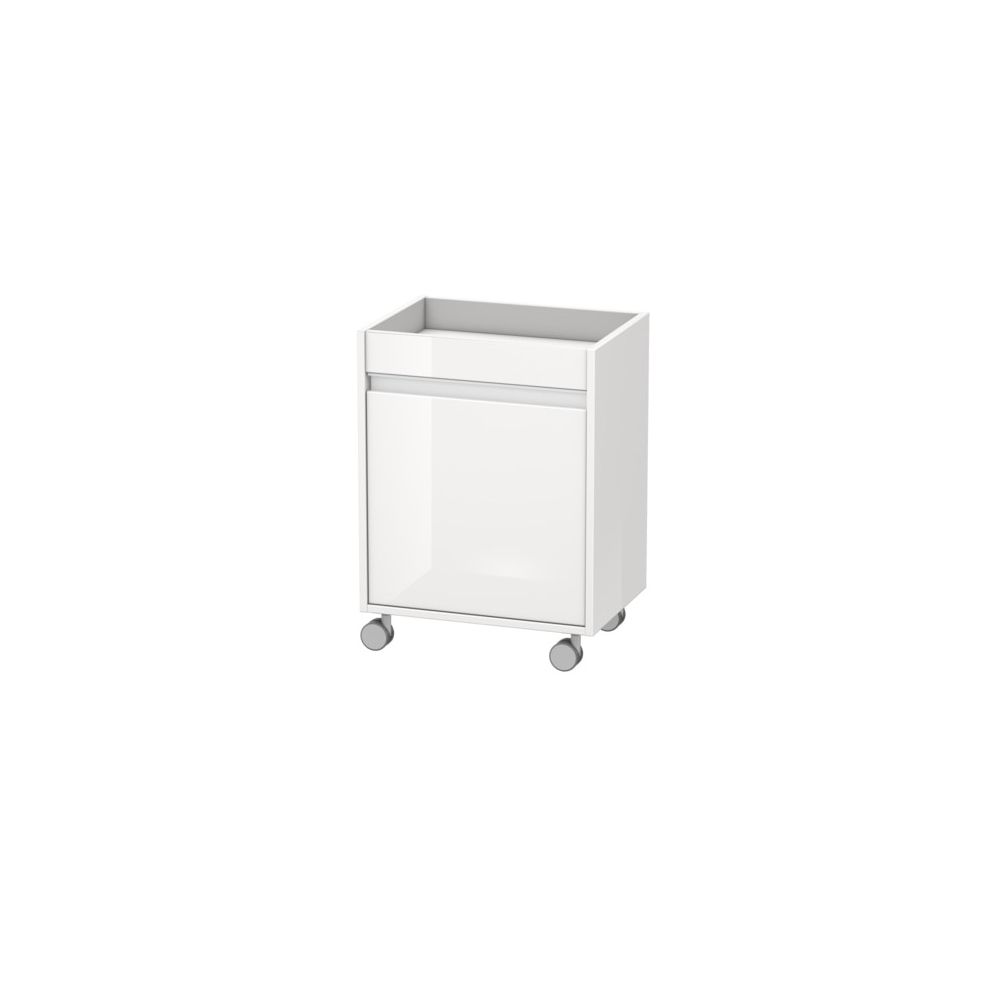 Duravit Ketho Rollcontainer Dekor, 360x500x670mm, Weiß Hochglanz, Dekor, 1 Tür Lin... DURAVIT-KT2530L2222 4053424228457 (Abb. 1)