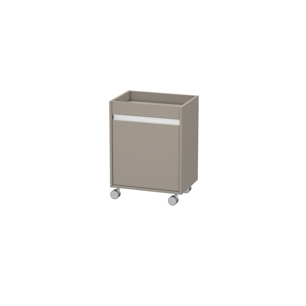 Duravit Ketho Rollcontainer Dekor, 360x500x670mm, Basalt Matt, Dekor, 1 Tür Links,... DURAVIT-KT2530L4343 4021534724466 (Abb. 1)