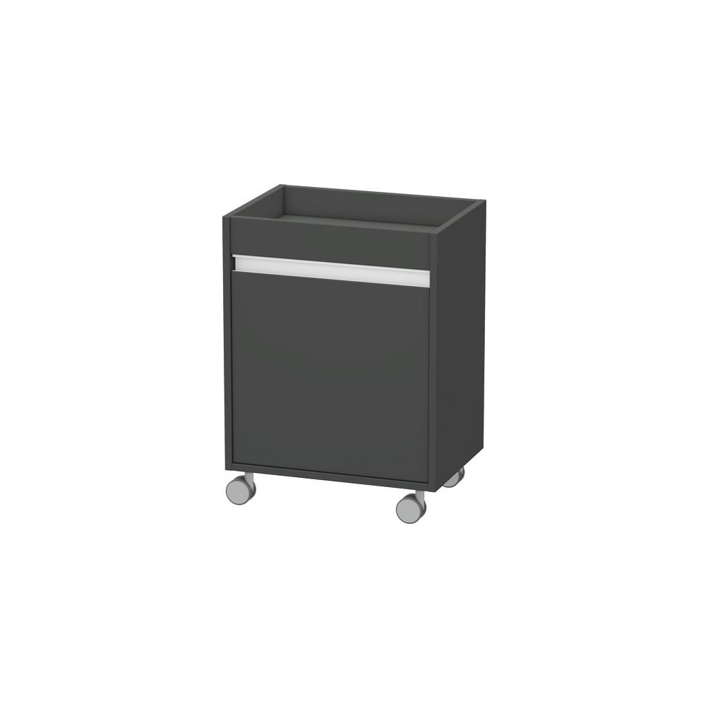 Duravit Ketho Rollcontainer Dekor, 360x500x670mm, Graphit Matt, Dekor, 1 Tür Recht... DURAVIT-KT2530R4949 4021534724510 (Abb. 3)