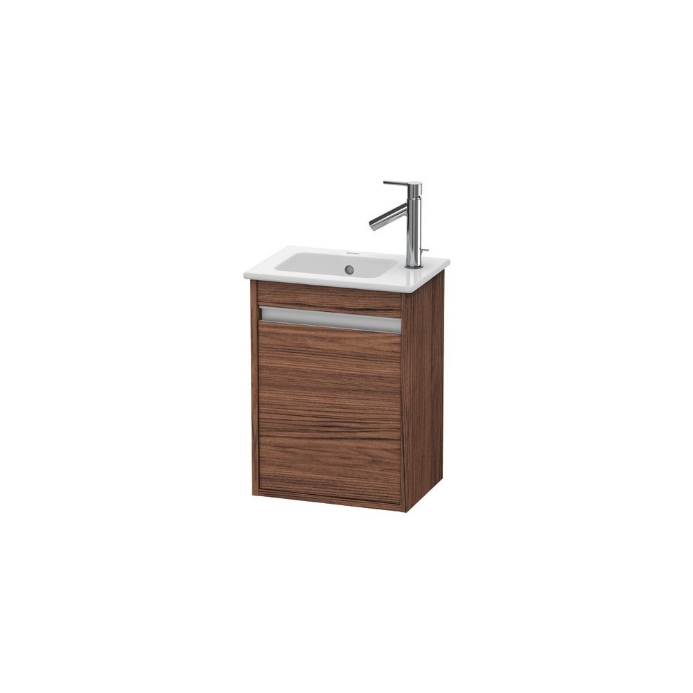 Duravit Ketho Waschtischunterbau wandh. 285x400x550mm L Nussb. dunkel Matt, Griffl... DURAVIT-KT6417L2121 4053424638232 (Abb. 1)