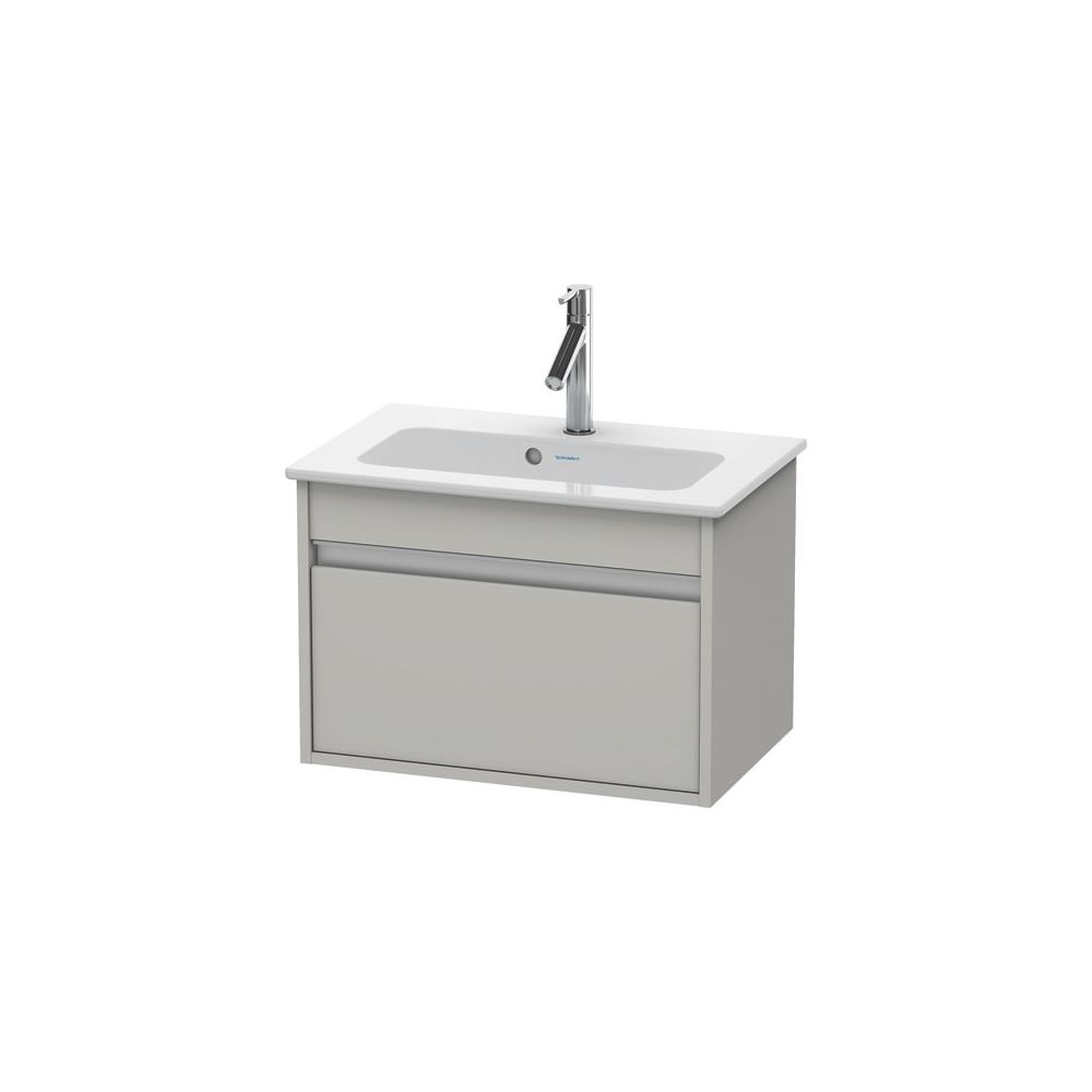 Duravit Ketho Waschtischunterbau wandh. 385x600x410mm, Compact Betongrau Matt, Gri... DURAVIT-KT642200707 4053424638454 (Abb. 1)