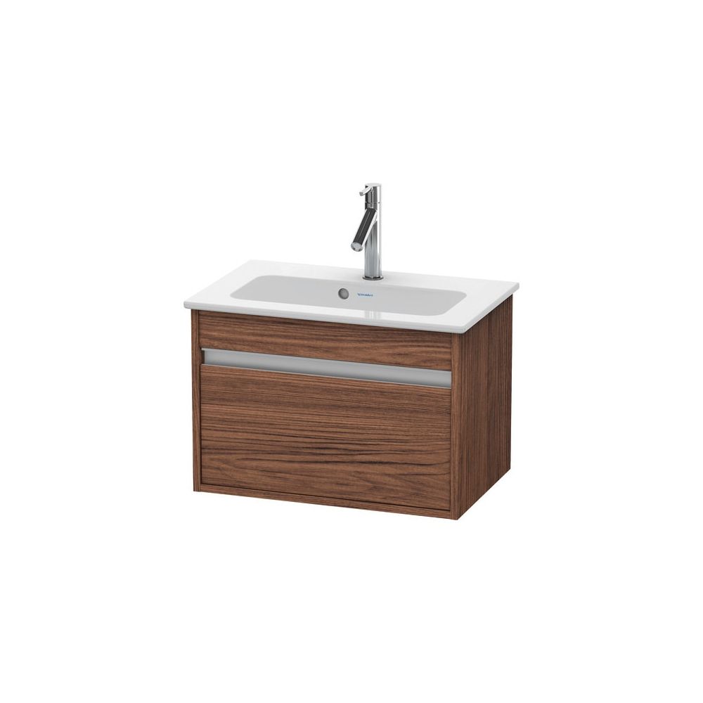 Duravit Ketho Waschtischunterbau wandhäng. 385x600x410mm Compact Nusb.dunkel Matt,... DURAVIT-KT642202121 4053424638478 (Abb. 1)