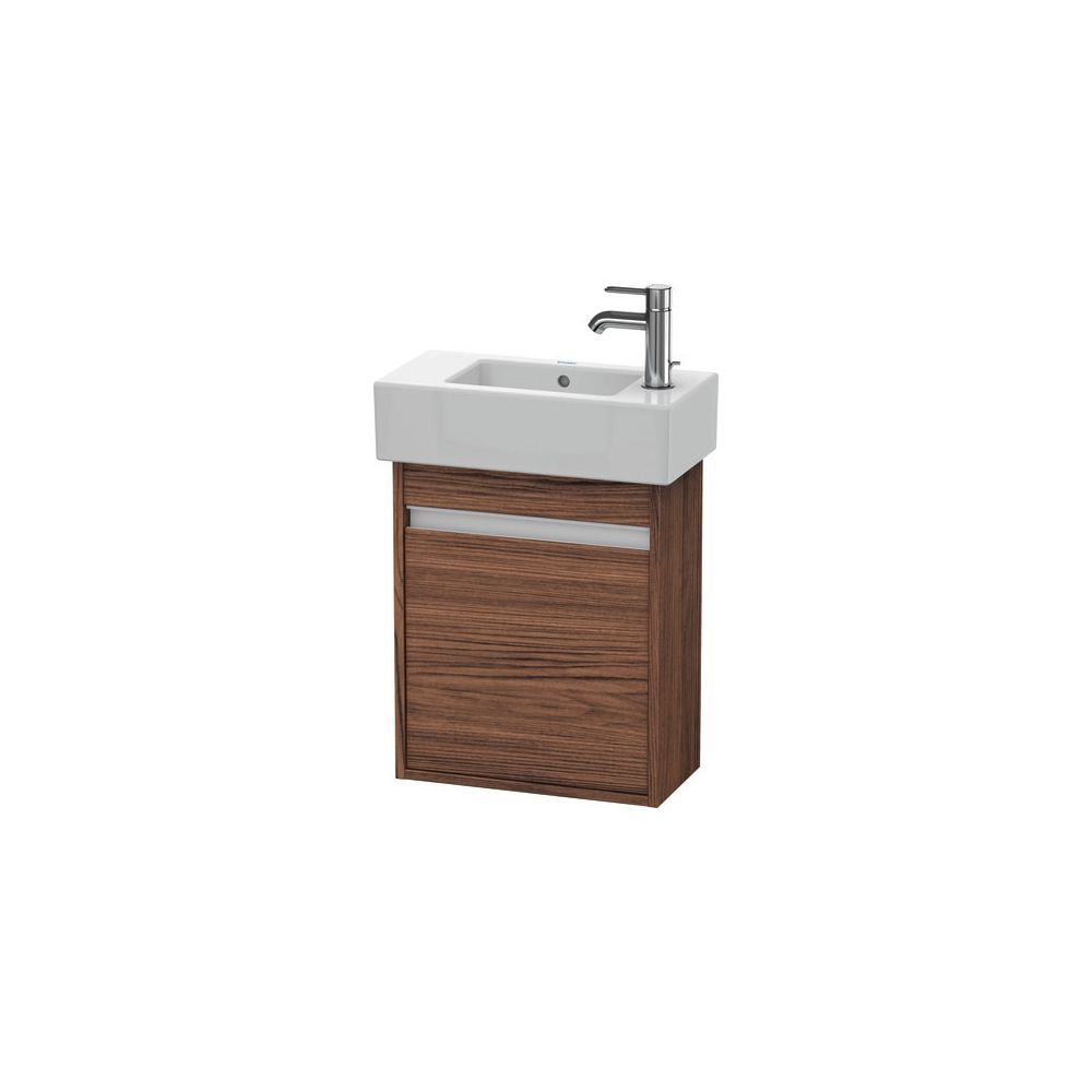 Duravit Ketho Waschtischunterbau wandh. 225x450x550mm L Nussb. dunkel Matt, Griffl... DURAVIT-KT6629L2121 4053424638911 (Abb. 1)