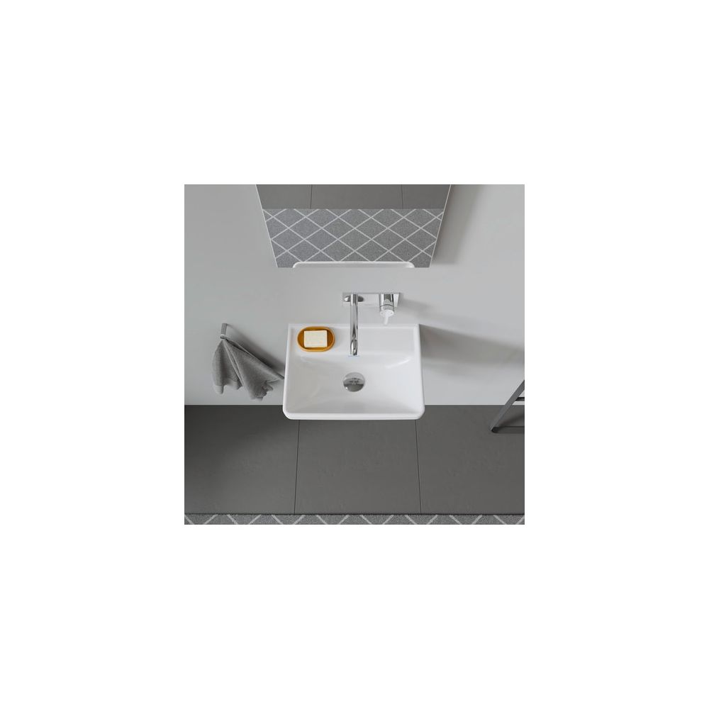 Duravit D-Neo Handwaschbecken 335x450x160mm, Weiß Hochglanz, Rechteckig, 1 Waschpla... DURAVIT-0738450070 4063382012487 (Abb. 1)
