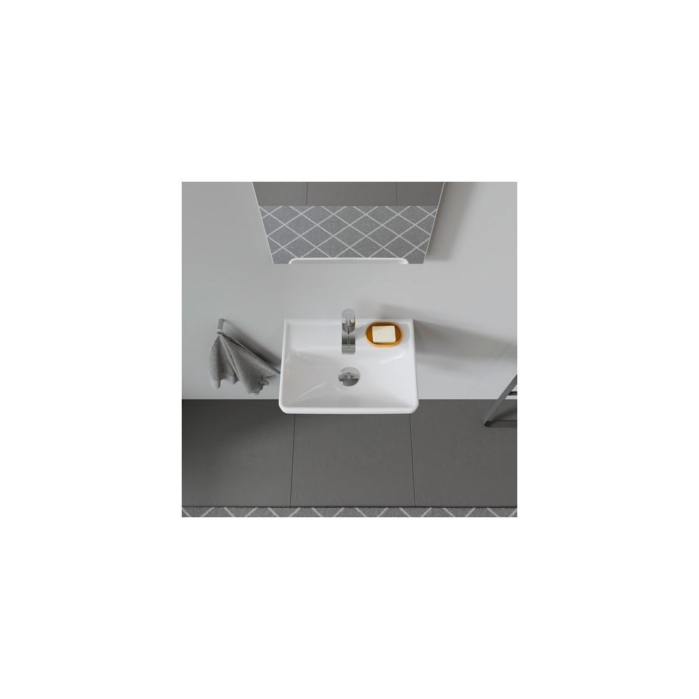 Duravit D-Neo Handwaschbecken 335x450x160mm, Weiß Hochglanz, Rechteckig,1 Waschplat... DURAVIT-0738450041 4063382012463 (Abb. 6)