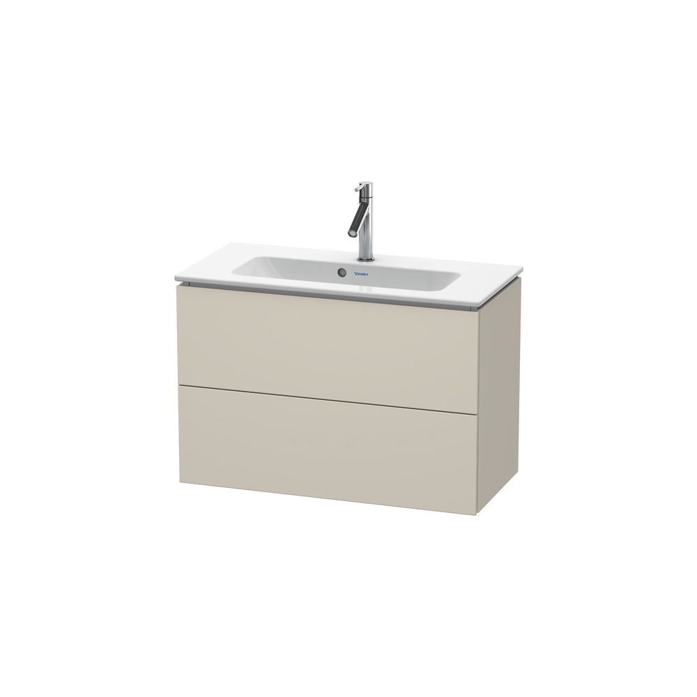 Duravit L-Cube Waschtischunterbau wandh. 391x820x550mm Compact, Taupe Matt, Griffl... DURAVIT-LC625709191 4053424452319 (Abb. 1)