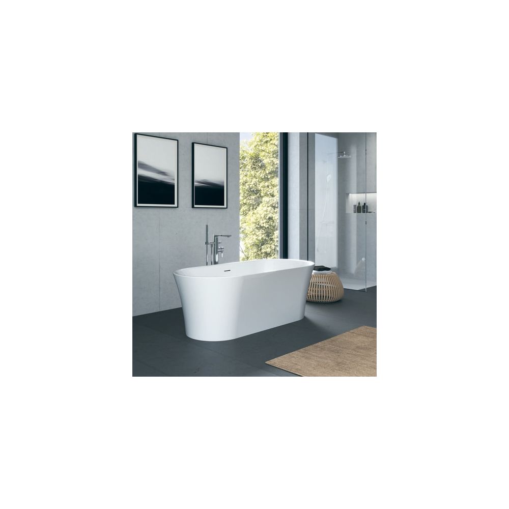 Duravit DuraSenja Badewanne 470x750x1500mm, 226l, Weiß glänzend, Oval, Freiste... DURAVIT-700579000000000 4067116007640 (Abb. 2)