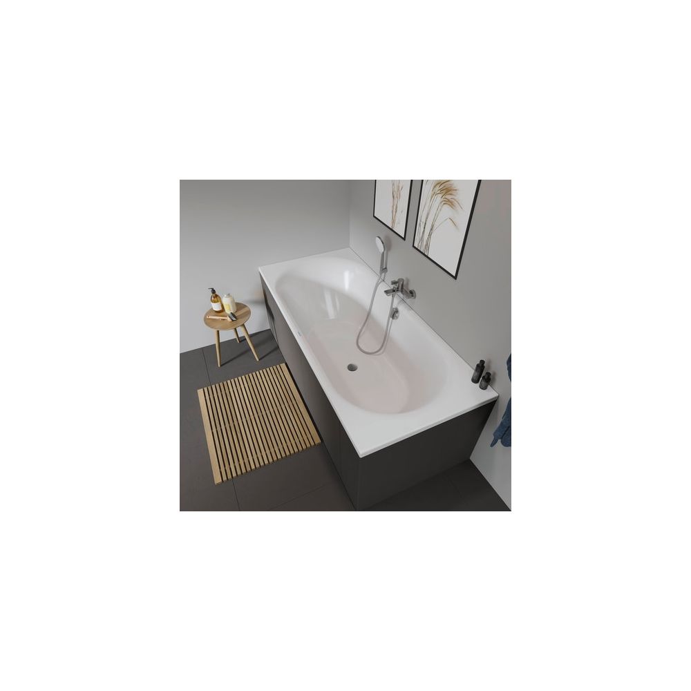 Duravit D-Neo Badewanne 485x800x1800mm, 230l, Weiß glänzend, Rechteckig, Einba... DURAVIT-700476000000000 4063382129710 (Abb. 2)