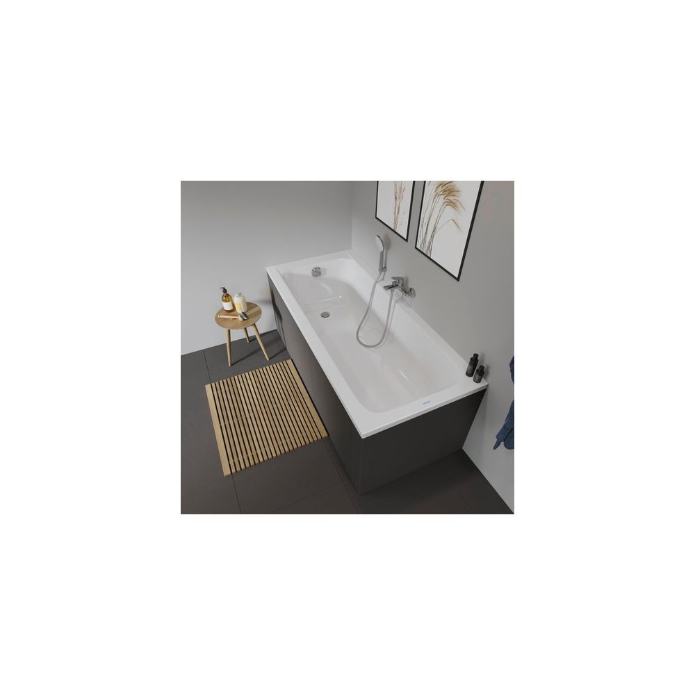 Duravit D-Code Badewanne 420x750x1700mm, Weiß glänzend, Rechteckig, Einbau, Ab... DURAVIT-700100000000000 4021534386527 (Abb. 3)
