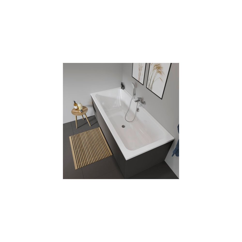 Duravit D-Code Badewanne 420x800x1800mm, 150l, Weiß glänzend, Rechteckig, Einb... DURAVIT-700101000000000 4021534386534 (Abb. 3)