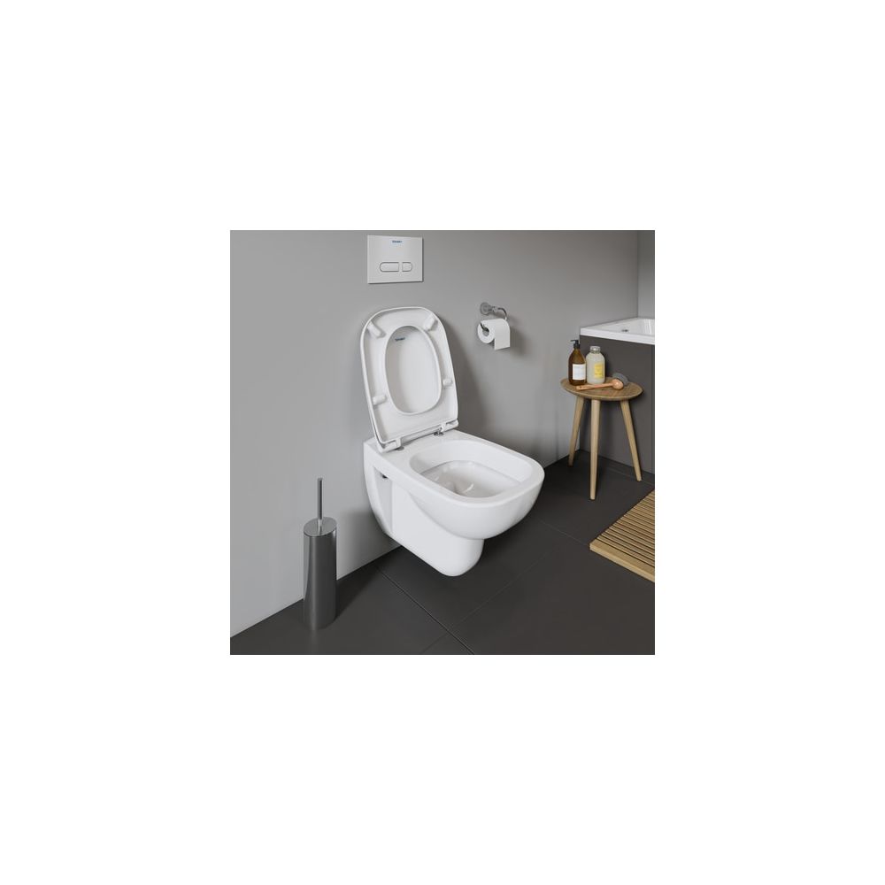 Duravit D-Code WC-Sitz Weiß Hochglanz 360x40x430mm, ohne Absenkautomatik, Edelstah... DURAVIT-0067310000 4021534384769 (Abb. 11)