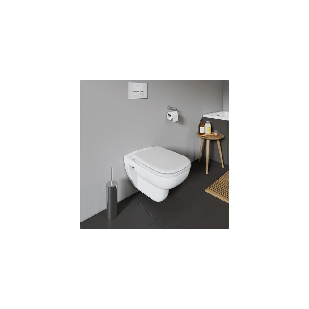 Duravit D-Code WC-Sitz Weiß Hochglanz 360x40x430mm, ohne Absenkautomatik, Edelstah... DURAVIT-0067310000 4021534384769 (Abb. 14)