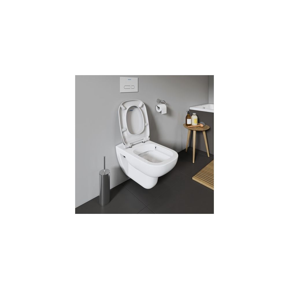 Duravit D-Code WC-Sitz Weiß Hochglanz 360x40x430mm, ohne Absenkautomatik, Edelstah... DURAVIT-0067310000 4021534384769 (Abb. 17)