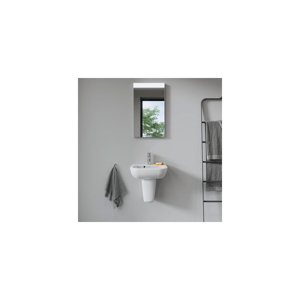 Duravit D-Code Halbsäule aus Keramik 213x215x280mm, Weiß Hochglanz, wandhängend, fü... DURAVIT-0857170000 4021534344169 (Abb. 1)