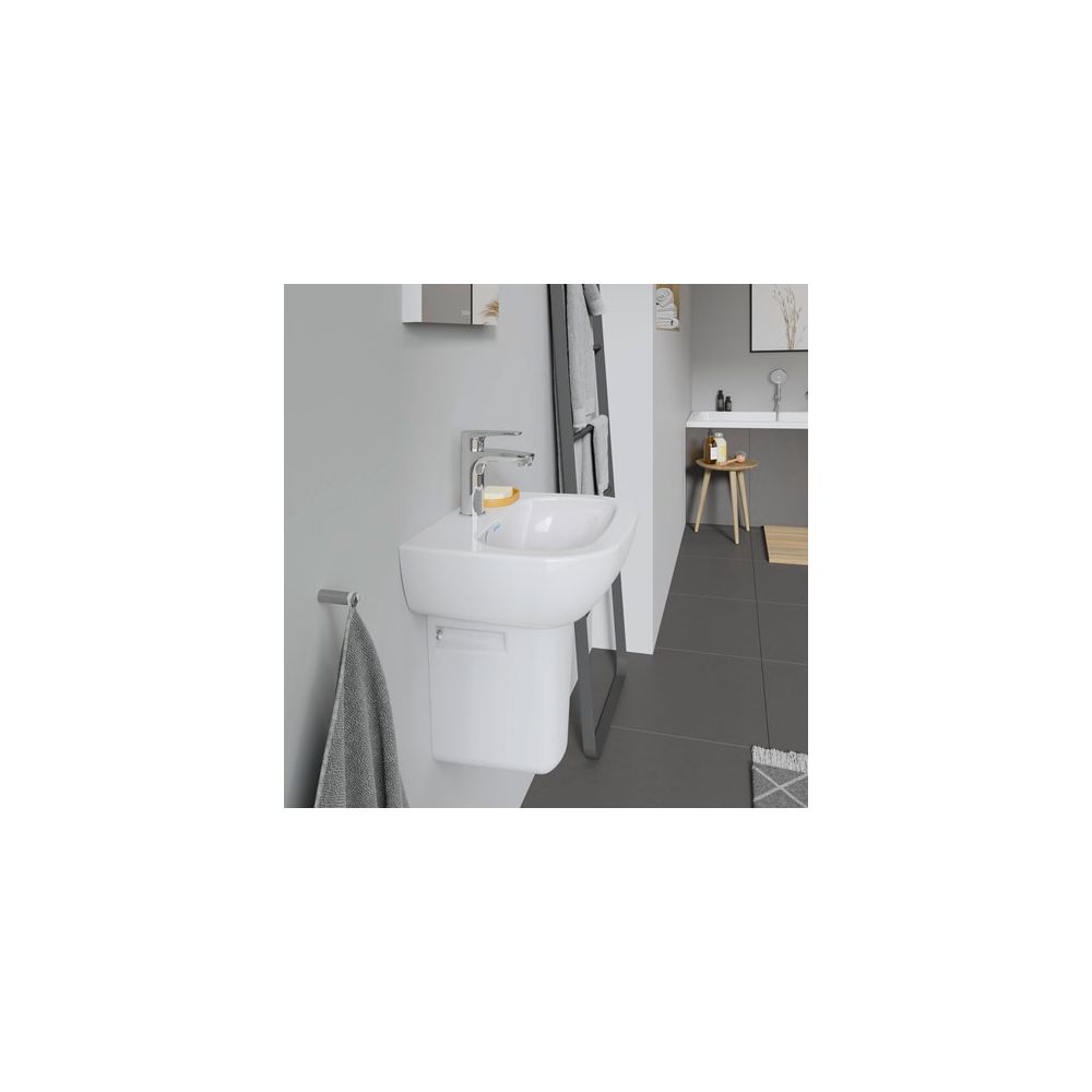 Duravit D-Code Halbsäule aus Keramik 213x215x280mm, Weiß Hochglanz, wandhängend, fü... DURAVIT-0857170000 4021534344169 (Abb. 2)