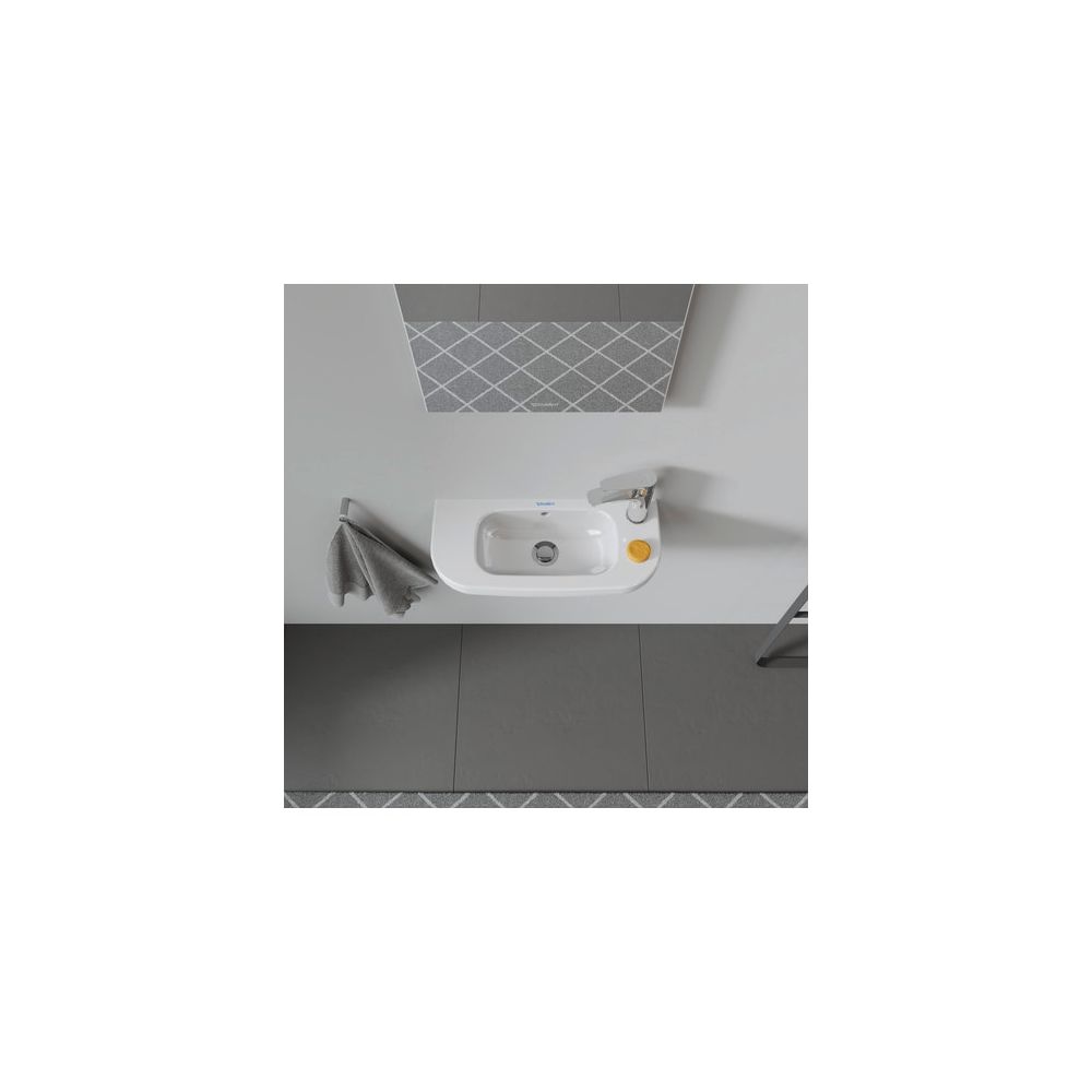Duravit D-Code Handwaschbecken 220x500x135mm, Weiß Hochglanz, Rechteckig, 1 Waschpl... DURAVIT-0706500008 4021534346361 (Abb. 2)