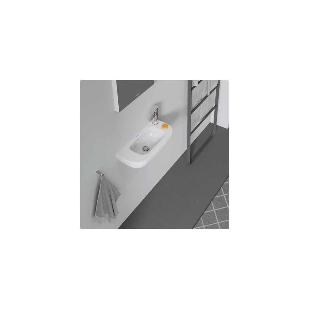 Duravit D-Code Handwaschbecken 220x500x135mm, Weiß Hochglanz, Rechteckig, 1 Waschpl... DURAVIT-0706500008 4021534346361 (Abb. 4)