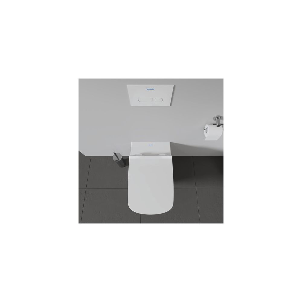 Duravit DuraStyle Wand-WC 620x370x345mm, Weiß Hochglanz, 4,5l, Tiefspüler, geschlos... DURAVIT-2537090000 4021534854439 (Abb. 3)