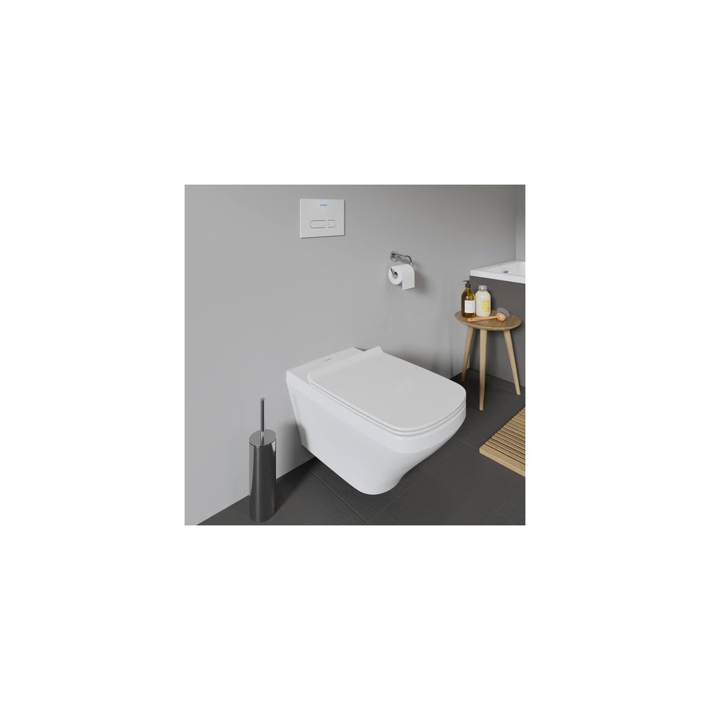 Duravit DuraStyle Wand-WC 620x370x345mm, Weiß Hochglanz, 4,5l, Tiefspüler, geschlos... DURAVIT-2537090000 4021534854439 (Abb. 4)