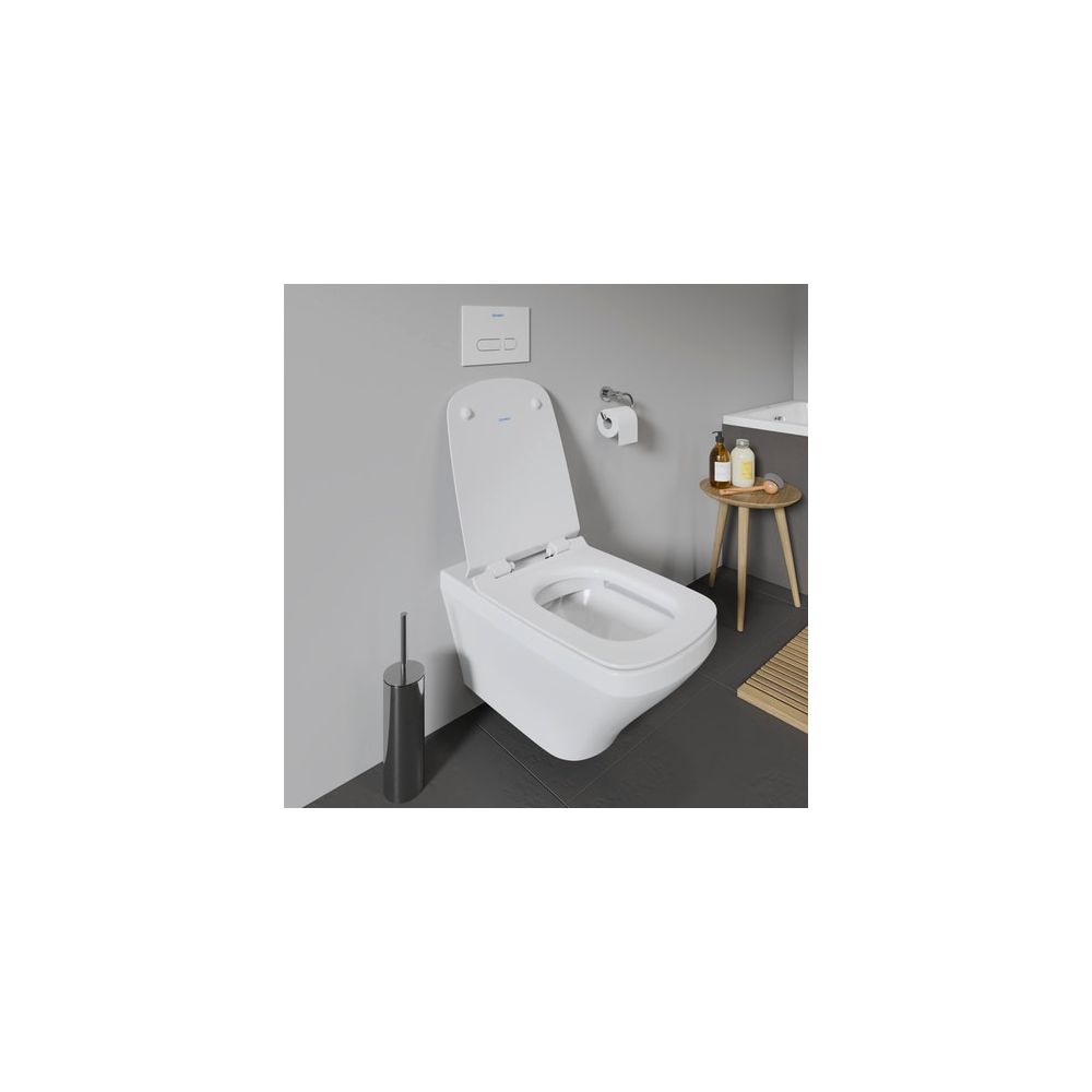 Duravit DuraStyle Wand-WC 620x370x350mm, Weiß Hochglanz, 4,5l, Tiefspüler, rimless,... DURAVIT-2542090000 4021534924279 (Abb. 5)
