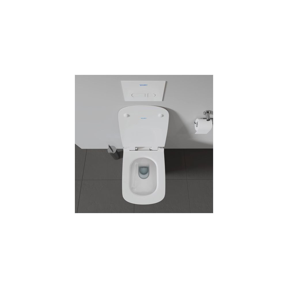Duravit DuraStyle Wand-WC 620x370x350mm, Weiß Hochglanz, 4,5l, Tiefspüler, rimless,... DURAVIT-2542090000 4021534924279 (Abb. 6)