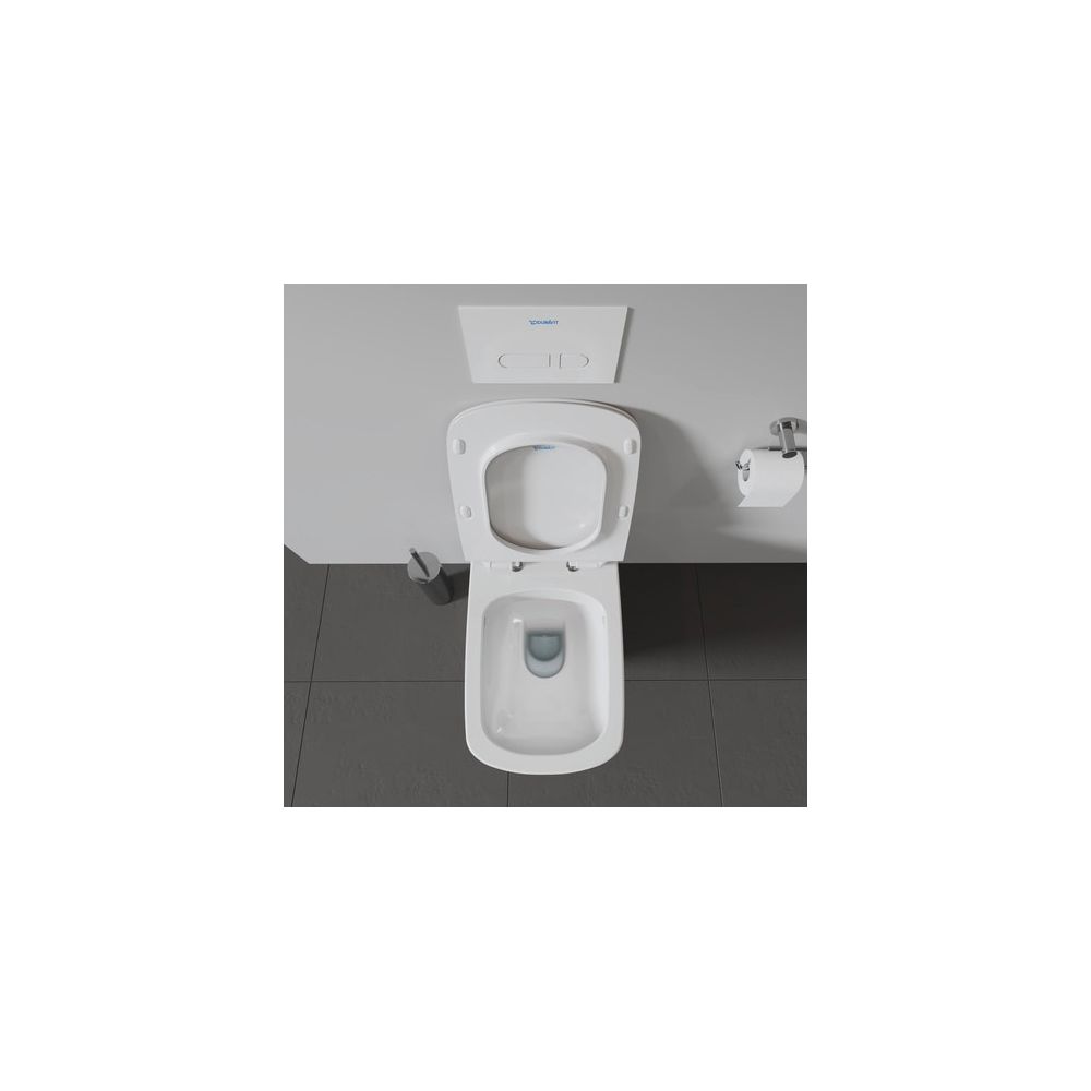 Duravit DuraStyle Wand-WC 620x370x350mm, Weiß Hochglanz, 4,5l, Tiefspüler, rimless,... DURAVIT-2542090000 4021534924279 (Abb. 7)