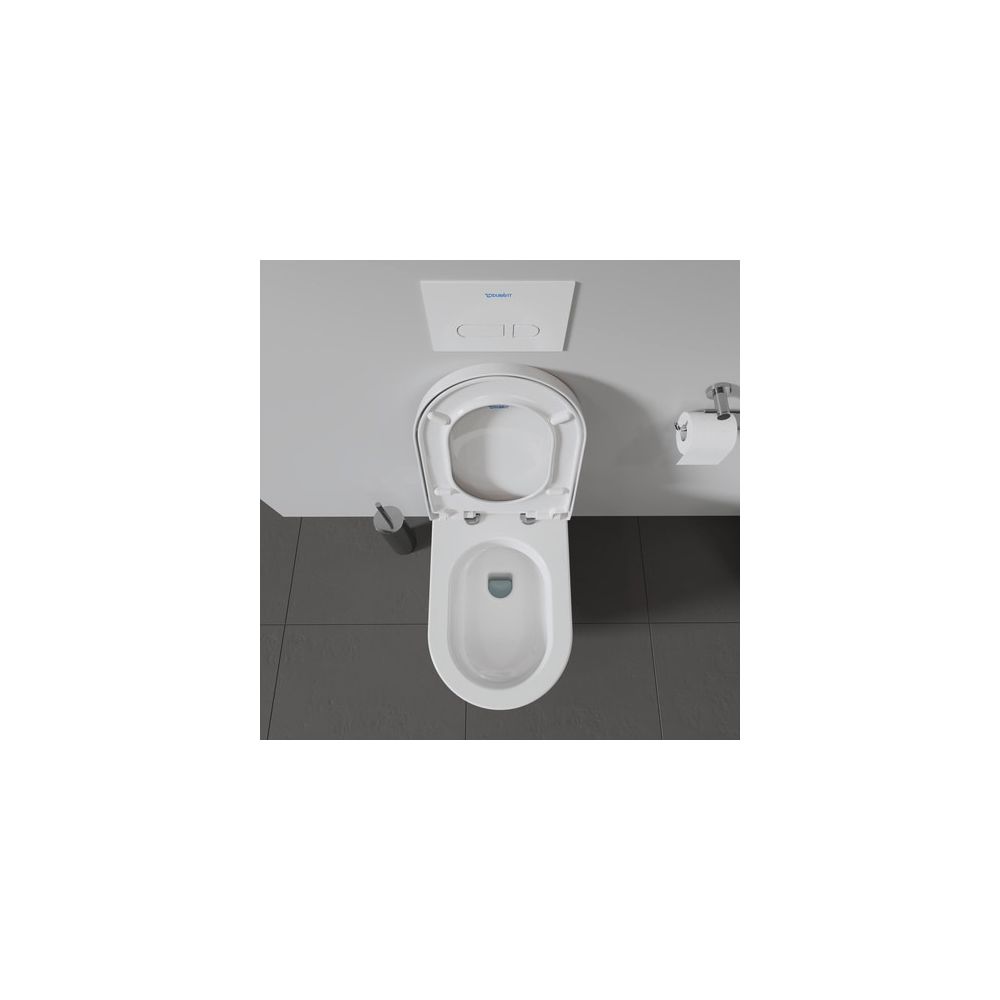 Duravit WC-Sitz, Weiß HG 372x51x488mm mit Absenkauto. Sitzgarnitur ab. Weiße Edelst... DURAVIT-0063390000 4021534634321 (Abb. 2)