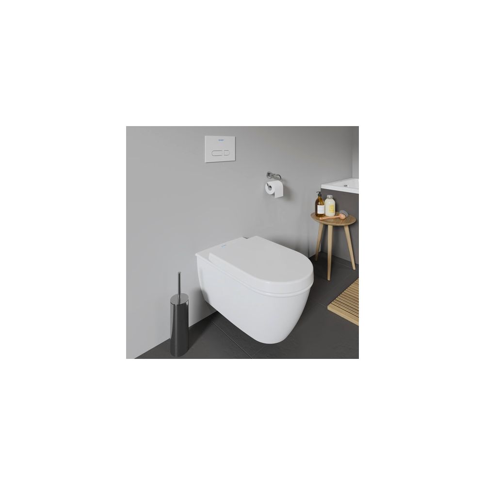 Duravit WC-Sitz, Weiß HG 372x51x488mm mit Absenkauto. Sitzgarnitur ab. Weiße Edelst... DURAVIT-0063390000 4021534634321 (Abb. 4)