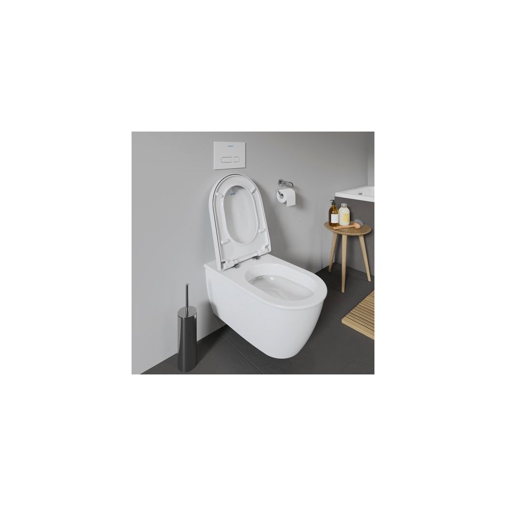 Duravit WC-Sitz, Weiß HG 372x51x488mm mit Absenkauto. Sitzgarnitur ab. Weiße Edelst... DURAVIT-0063390000 4021534634321 (Abb. 5)